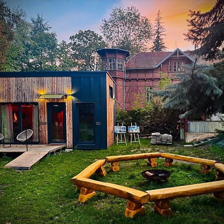 Tiny House Baraczek Brno-Jundrov, Ulice Veslarska Appartement Buitenkant foto